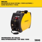 Máquina de Solda Inversora TopMIG 1800 200A - Imagem 9
