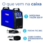 Máquina de Solda Inversora TIG/MMA Tigon 320A - Imagem 9