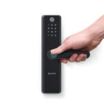 Fechadura Digital Elsys com Câmera integrada, Senha, Biometria e Chave ESF-DE5100I Preta Embutir - Imagem 3