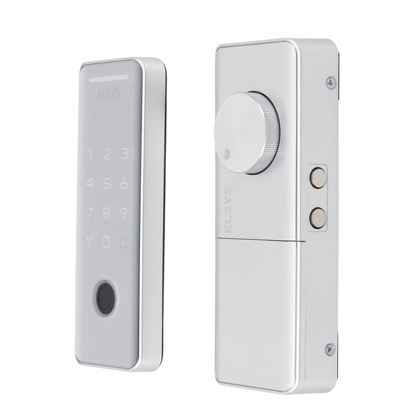 Fechadura Digital Elsys Senha e TAG Tecno Prata Sobrepor - Imagem 3