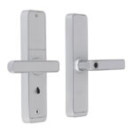 Fechadura Eletrônica Digital Elsys com Wi-Fi, Biometria, Senha e Chave ESF-DE4000B Prata Embutir para Porta de Giro - Imagem 5