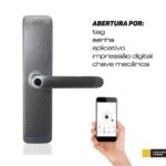 Fechadura Digital Imab D200 Prata - Imagem 3