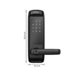 Fechadura Digital Intelbras Senha e Biometria MFV3000 Preto Embutir - Imagem 5