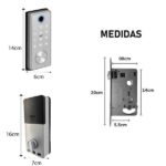 Fechadura Digital Inteligente Imab D120 Cor Prata Rolete - Imagem 4