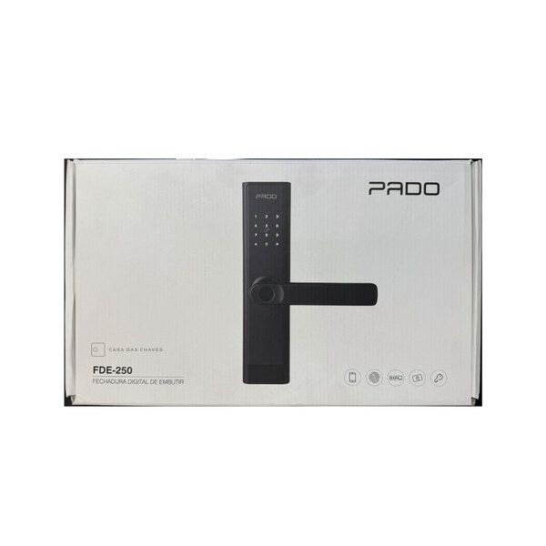 Fechadura Digital Inteligente Pado Fde-250 Com Gateway Ttlock - Imagem 7