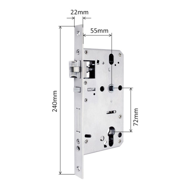 Fechadura Digital S-power Com Biometria, Senha, Cartão E Chave Stam - Imagem 5