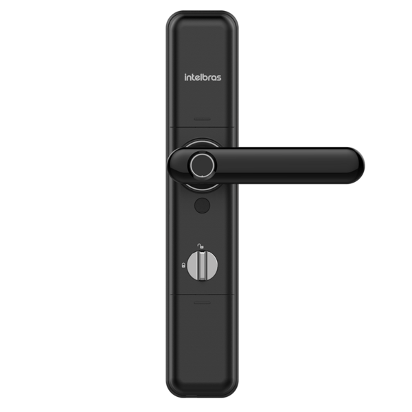 Fechadura Smart Intelbras Com Maçaneta Preta Mfr 7000 - Imagem 8